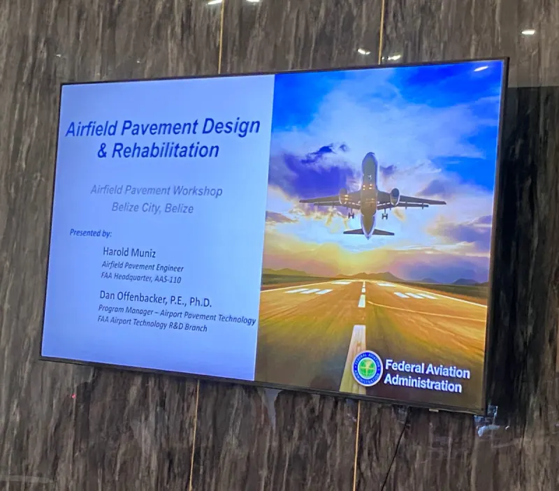 Belize & FAA Lead Regional Training on ACR-PCR Pavement Standards