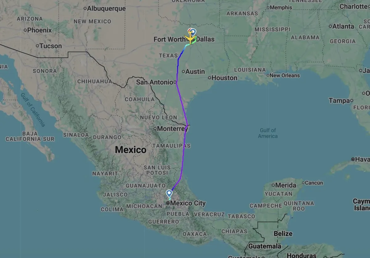 AZG5722 Diverts to DFW After ATC Declares Fuel Emergency