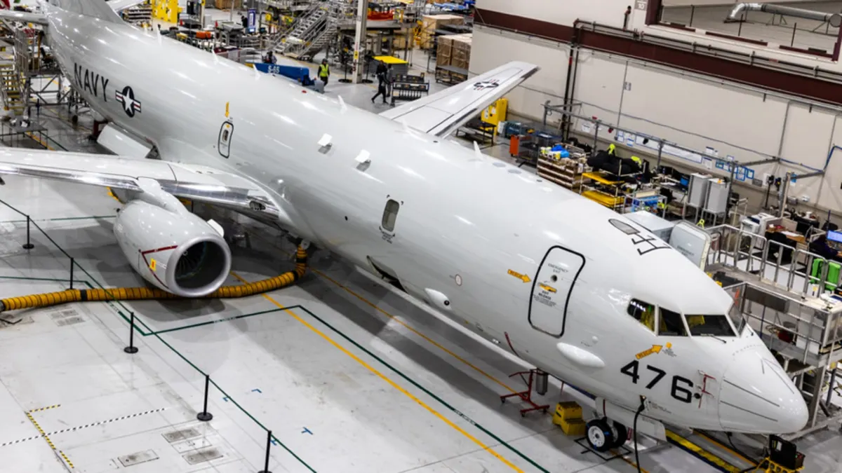 Boeing Wins $880M US Navy P-8A Training Systems Contract