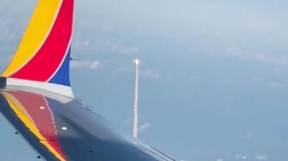 Delta Passengers Capture Viral Video of Artemis II Launch From 33,000 Feet