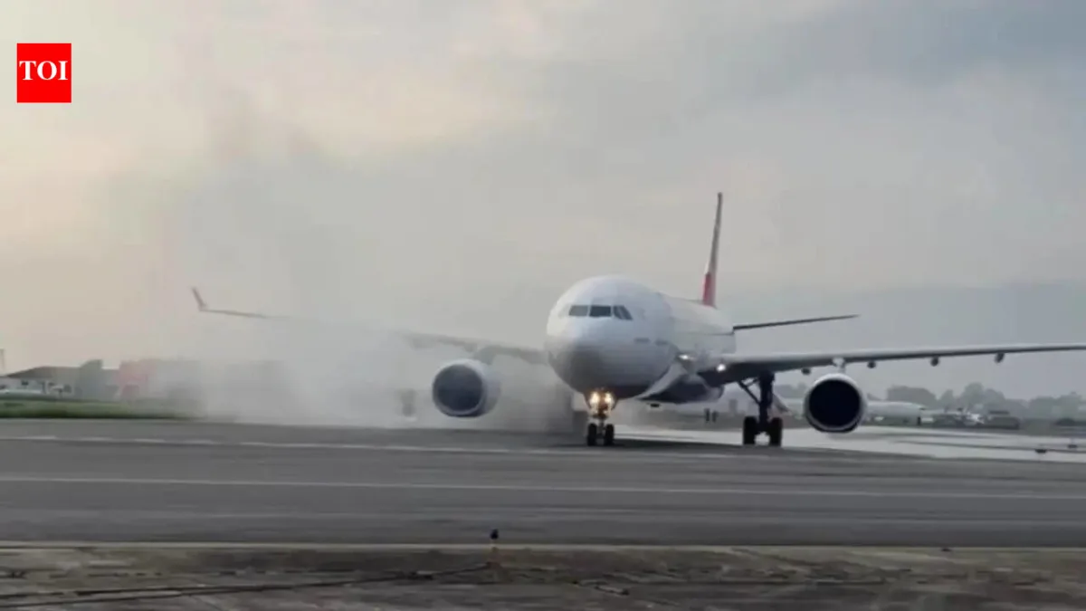 Turkish Airlines A330 Catches Fire Landing in Kathmandu