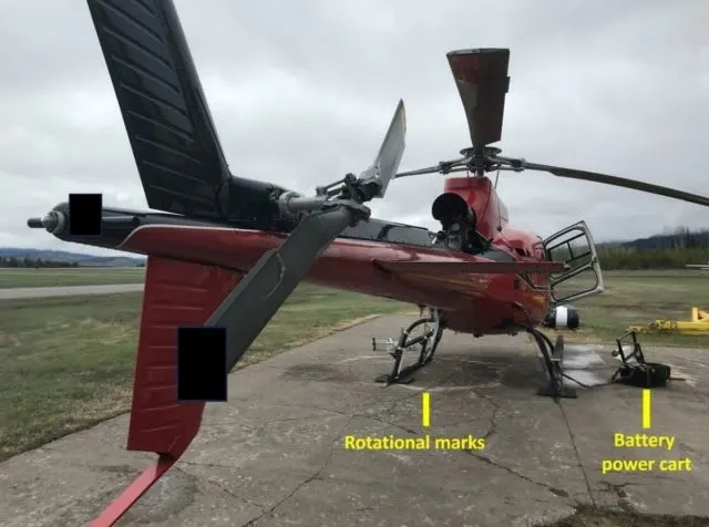 Mustang Helicopters AS350 Crash: TSB Blames PED Distraction