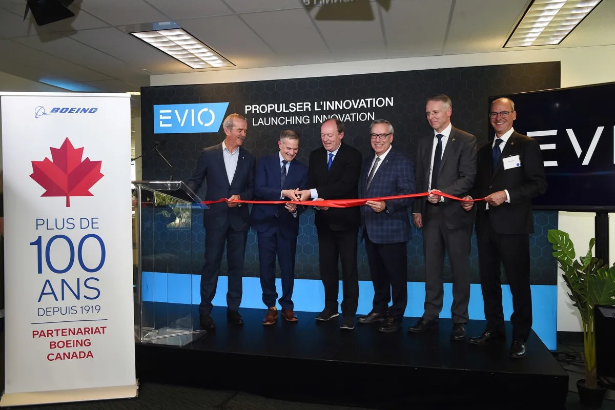 EVIO Opens Dorval Office With $43M Boeing ITB Investment