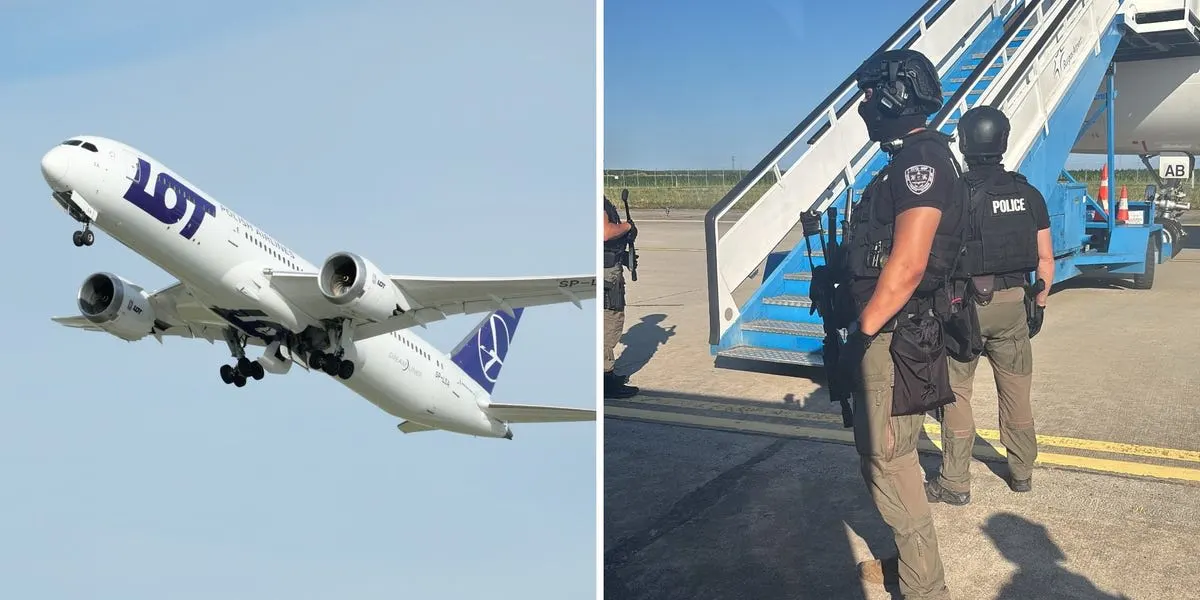 LOT Polish Airlines False Hijack Alert Diverts to Burgas