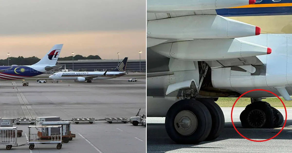 Singapore Airlines 737 MAX 8 Suffers Tyre Burst at KLIA