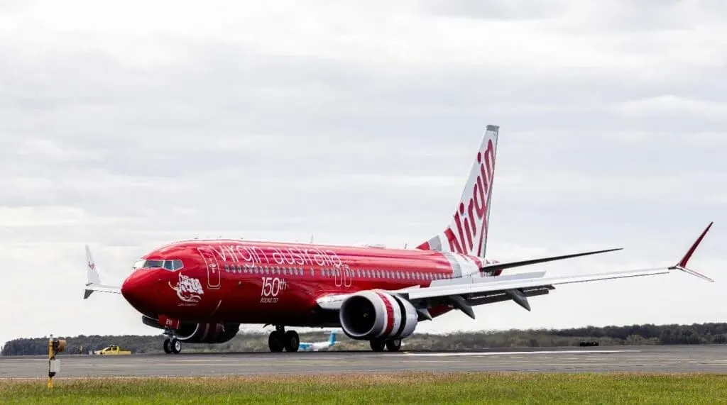 Virgin Australia Welcomes 150th 737: The Lake Centenary