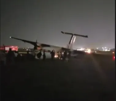 Safarilink DHC-8 Veers Off Runway at Nairobi's Wilson Airport