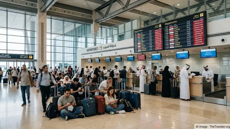 Gulf Air, Qatar Airways Halt Flights Amid Mideast Airspace Closures