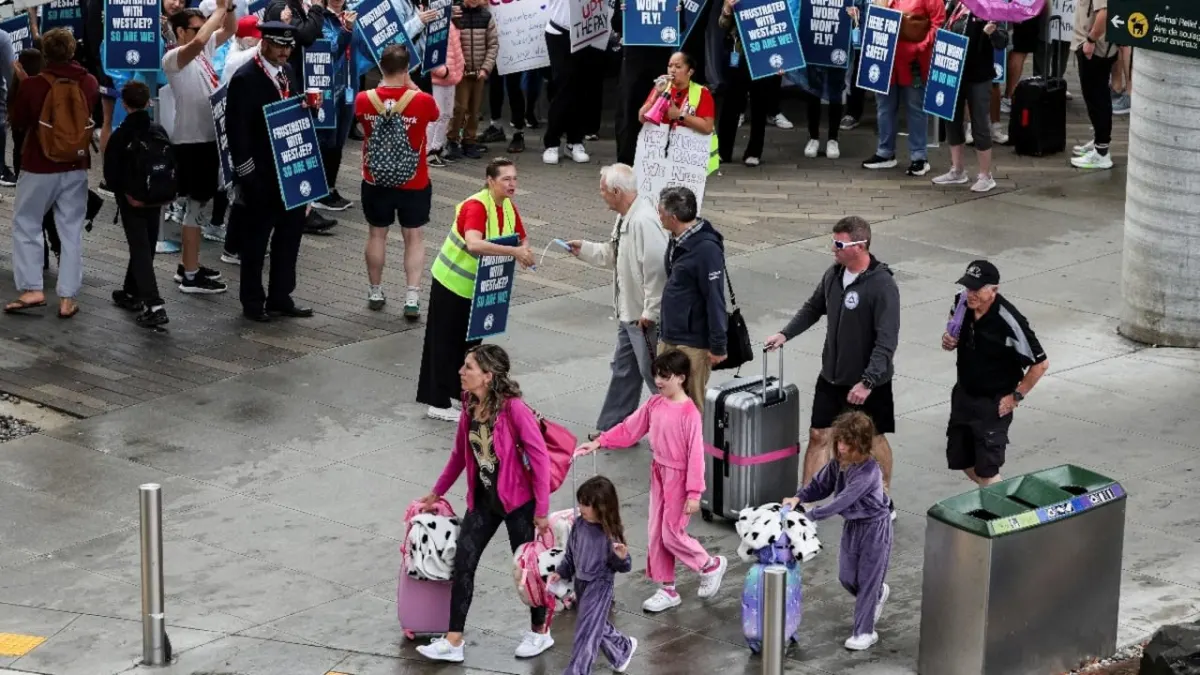 WestJet Strike Grounds 615 Flights in Canada