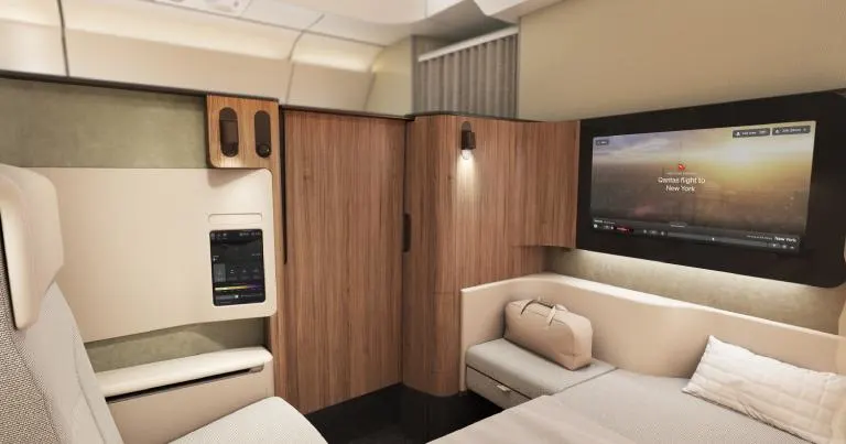 Qantas Unveils A350-1000ULR Cabin for Project Sunrise