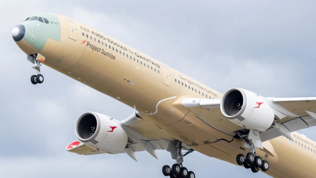 Qantas A350-1000ULR Begins Flight Tests for Project Sunrise