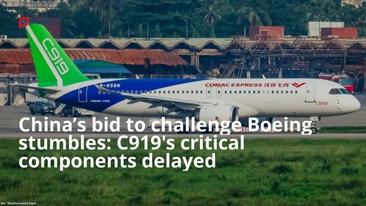 COMAC C919 Faces Production Delays Amid US Export Curbs