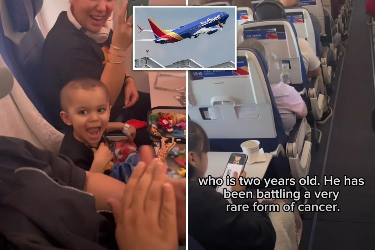 Southwest Crew Honors 2-Year-Old Cancer Survivor on Final Treatment Flight