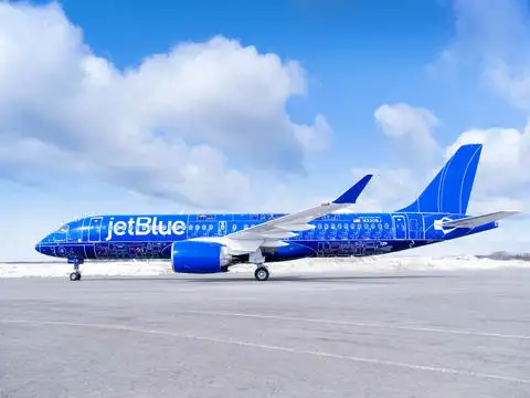 JetBlue A220-300 Debuts 'Blueprint II' Special Livery