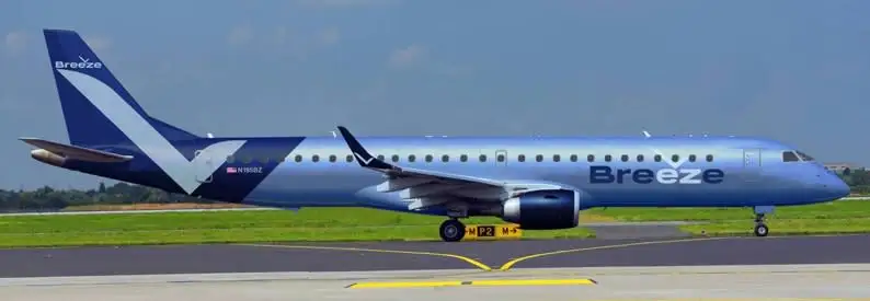 Breeze Airways Retires Final E190 for All-A220 Fleet