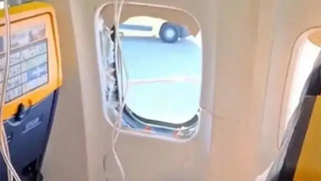 Ryanair Flight FR1879 Suffers Window Blowout After Failure