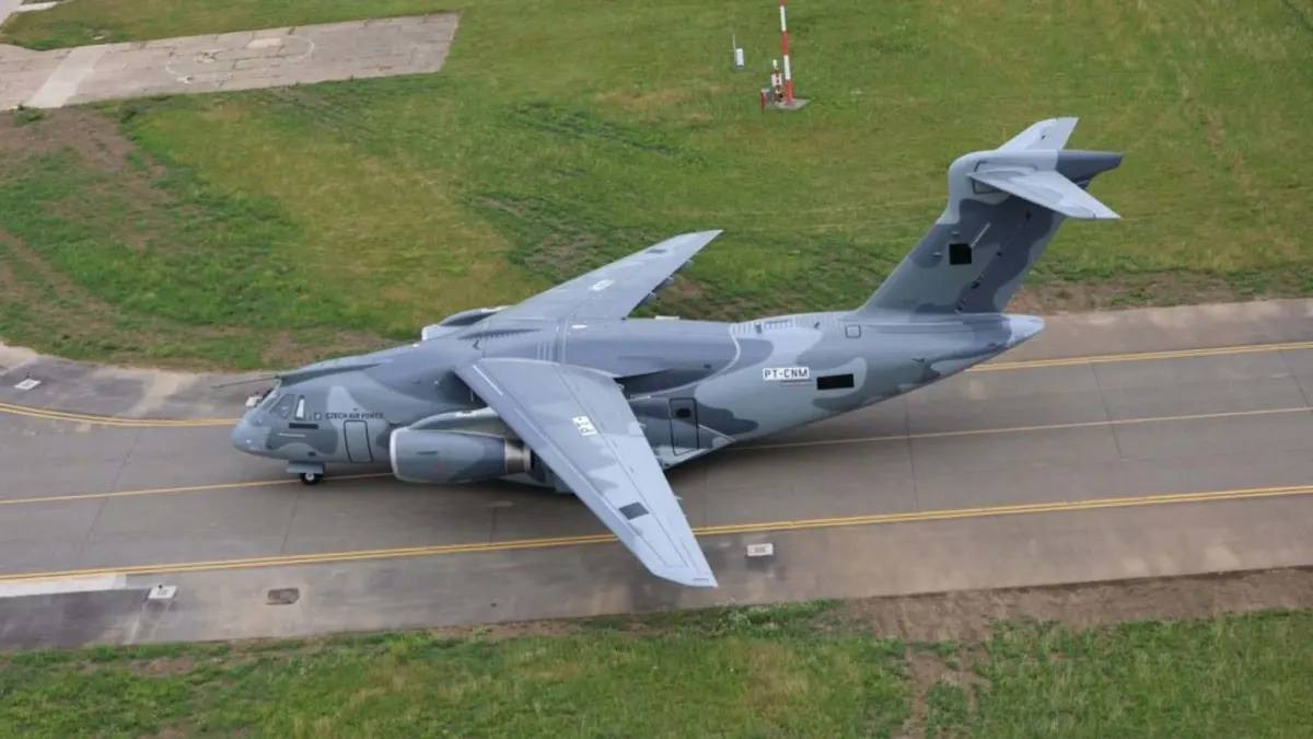 Czech Air Force Receives First Embraer C-390 Millennium