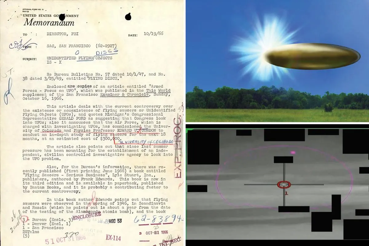 1966 FBI Memo Details 4-Foot-Tall Crewmen in UFOs
