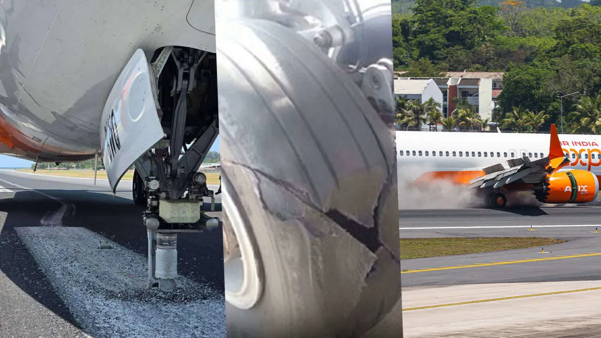 Air India Express 737 MAX Hard Landing, Nose Gear Failure in Phuket