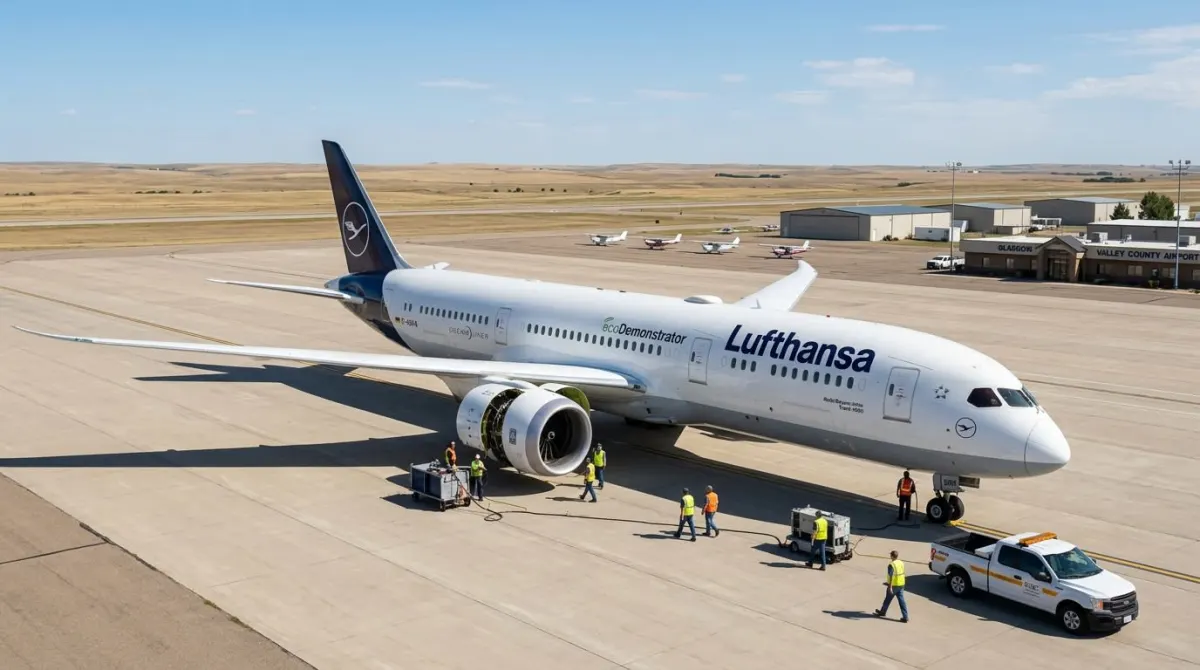 Lufthansa 787-9 Begins ecoDemonstrator Flight Trials
