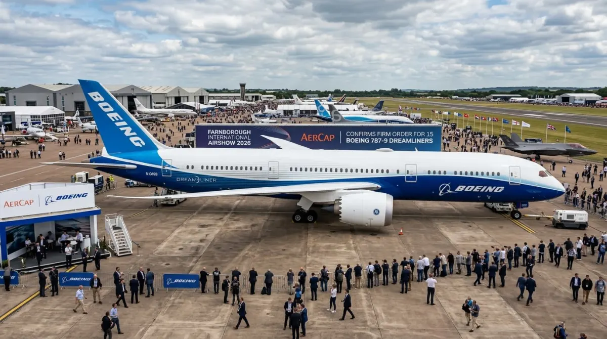 AerCap Orders 15 Boeing 787-9 Dreamliners