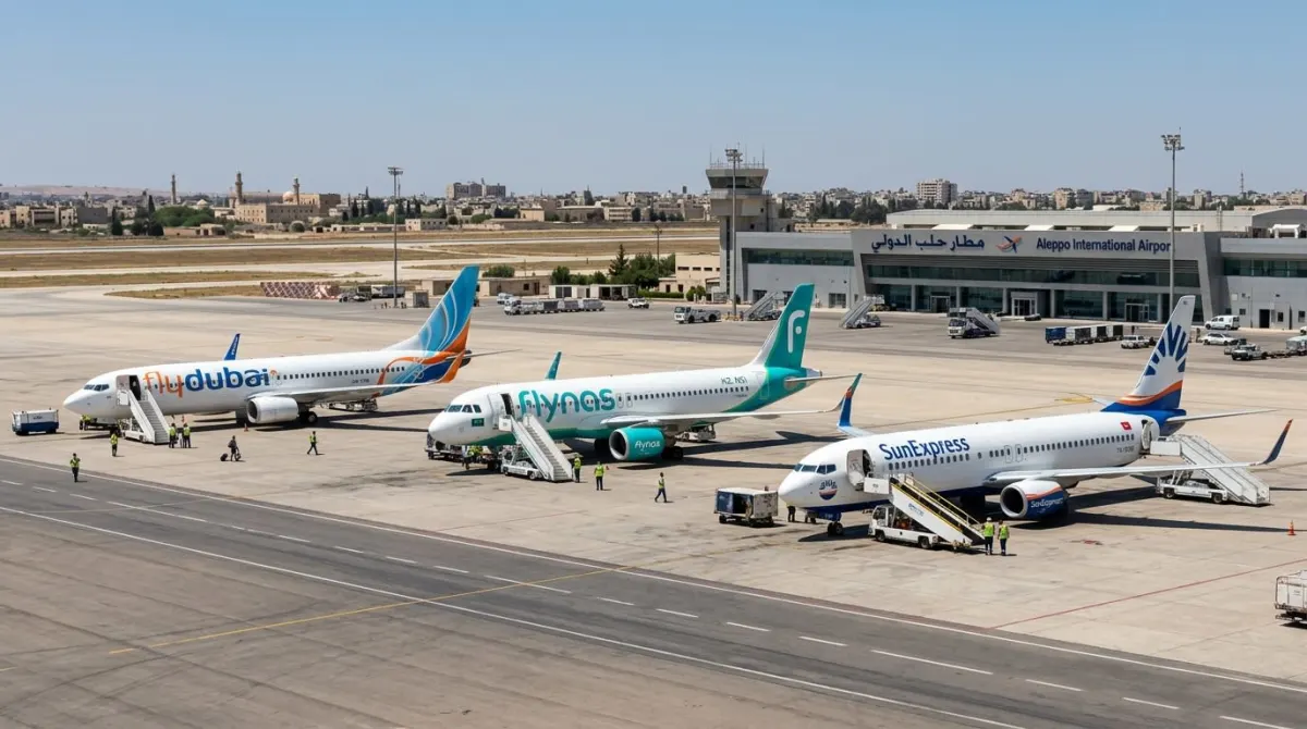 Flydubai, Flynas, SunExpress Resume Aleppo Flights in 2026
