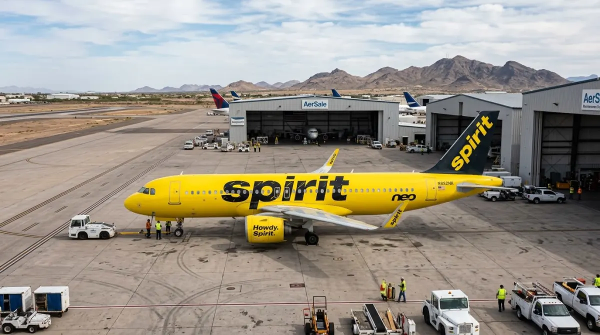 Setna iO Begins First U.S. A320neo Teardown in Arizona