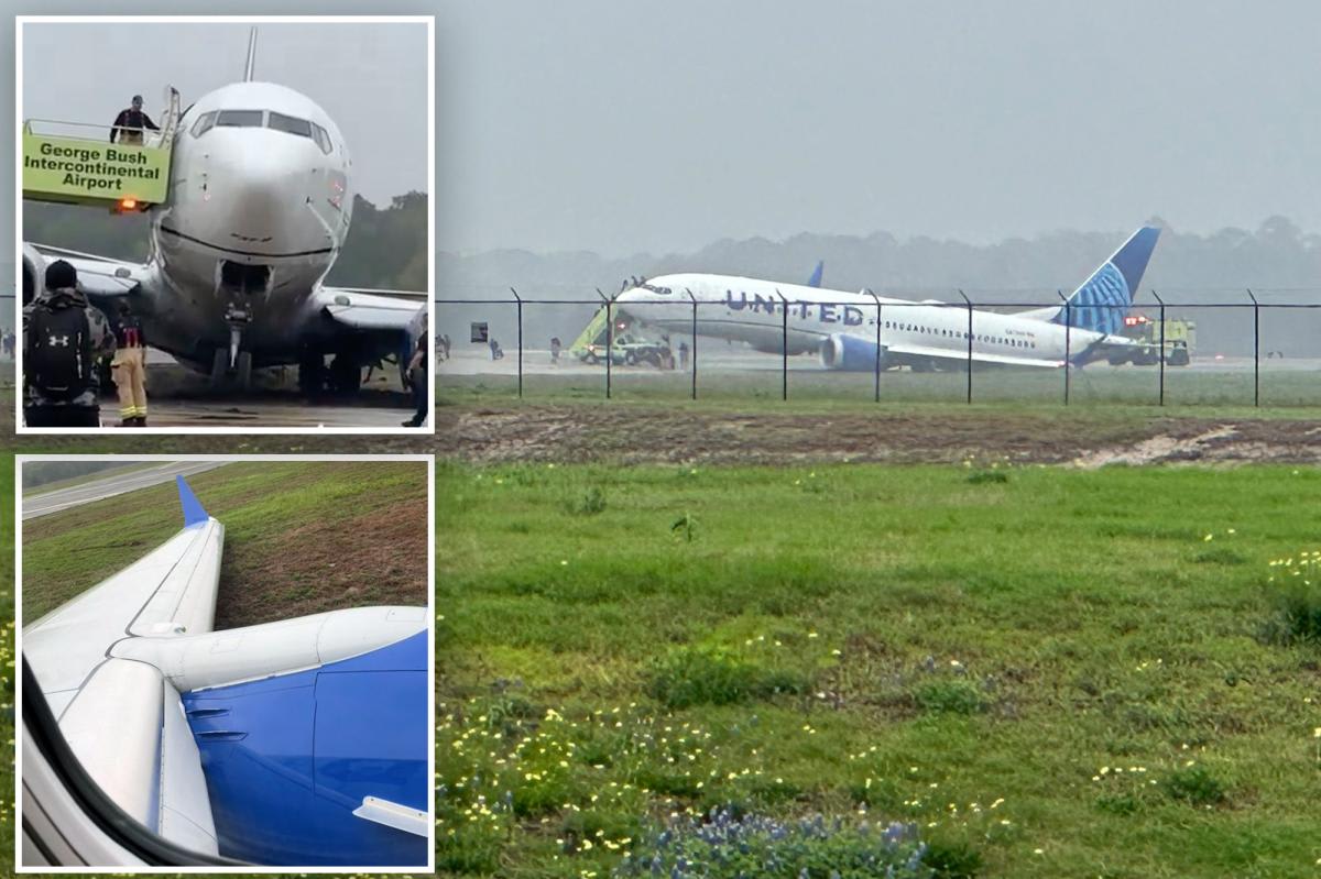 Cockpit Audio Captures United Flight Slipping Off Runway, Forcing Evacuation