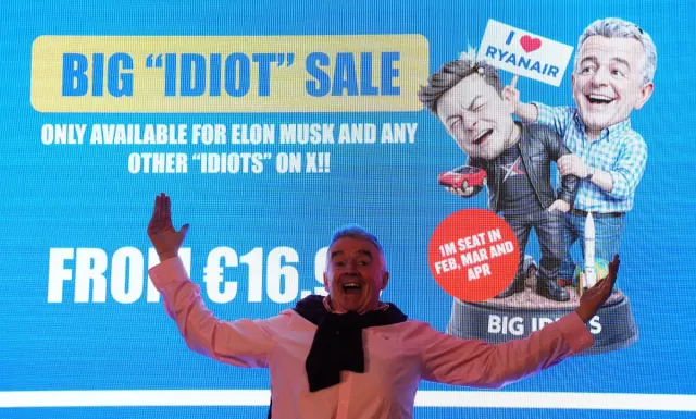 Ryanair CEO Claims Elon Musk Feud Boosted Sales; Cites Starlink Fuel Drag.