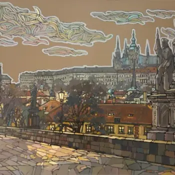Night walk in Prague