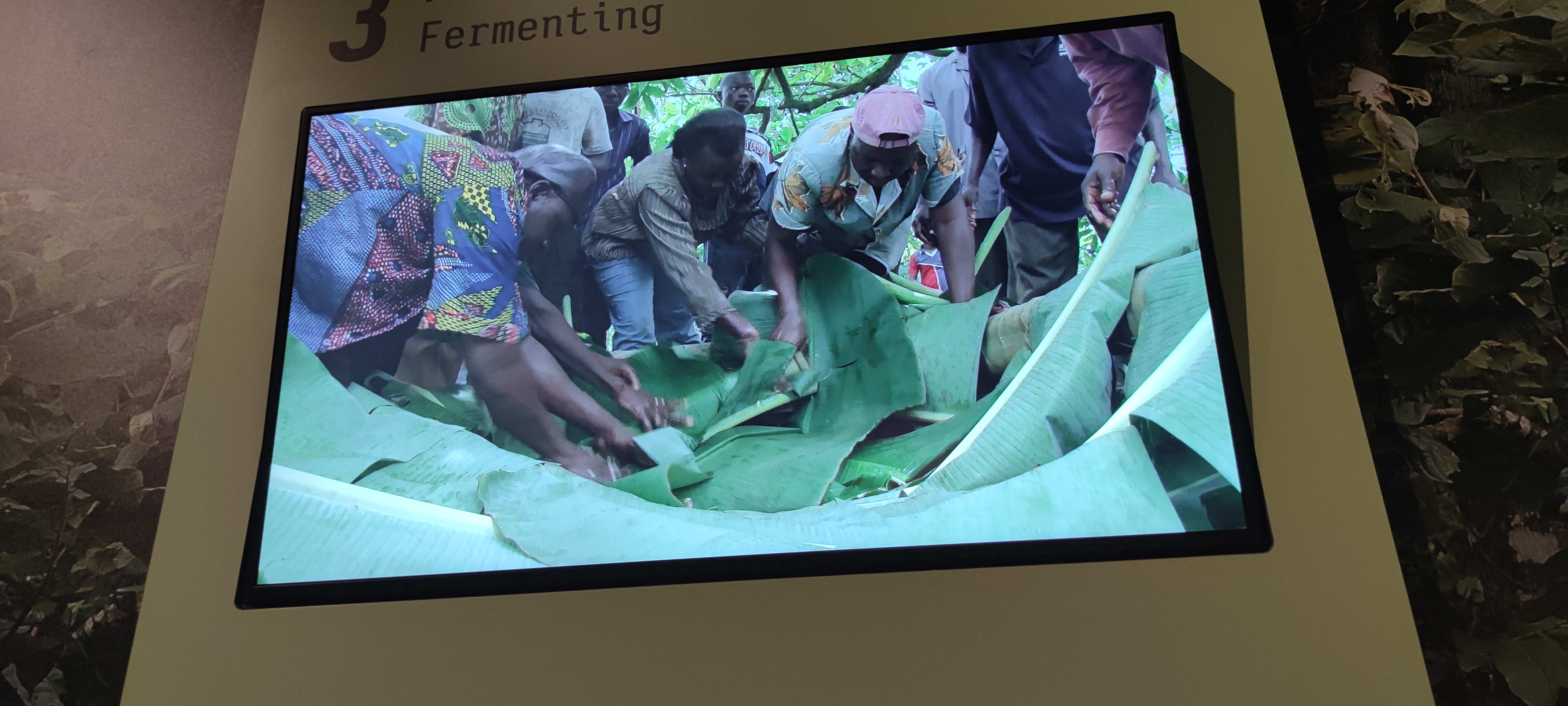Çikolata müzesi iç mekan