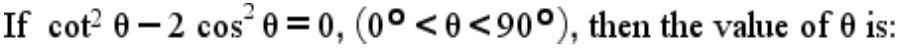 Figure accompanying the question
