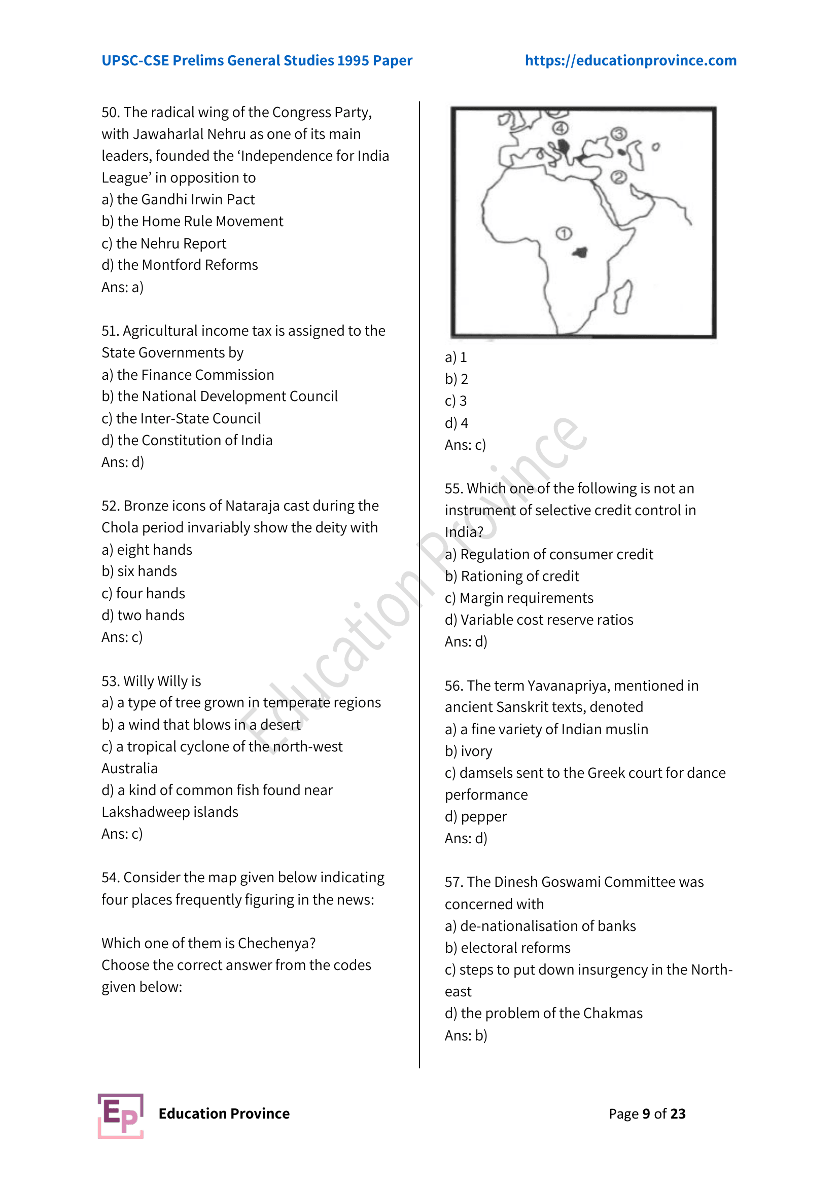 Diagram for Q54 (1995)