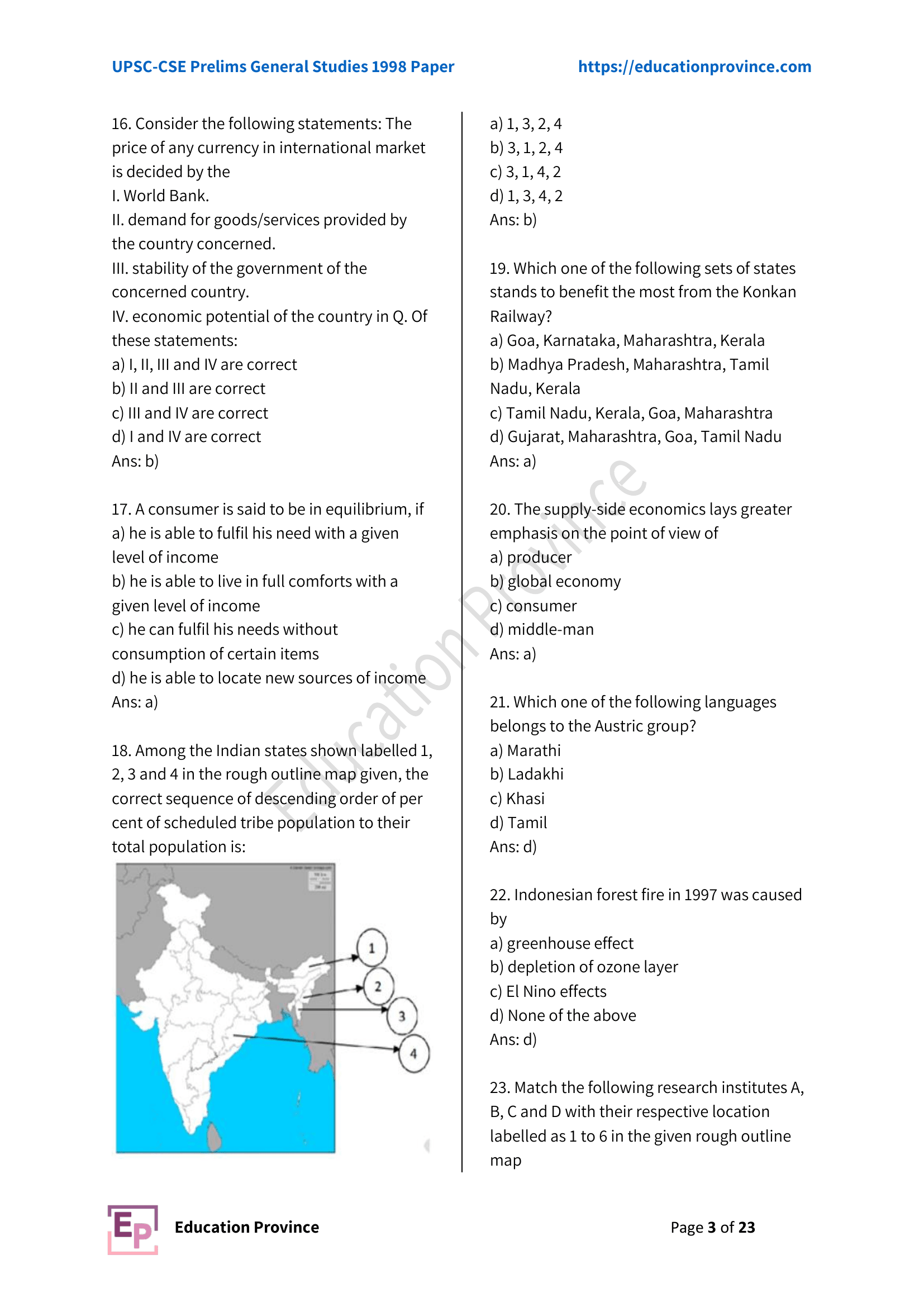 Diagram for Q23 (1998)