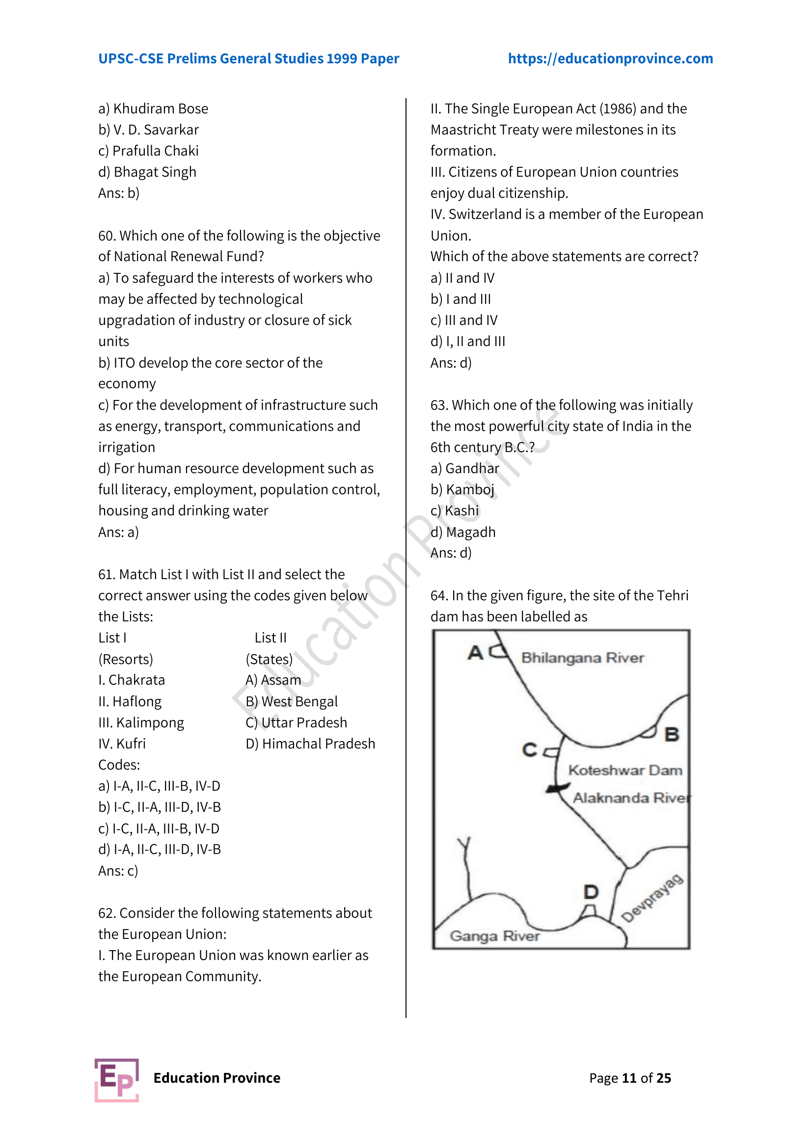 Diagram for Q64 (1999)