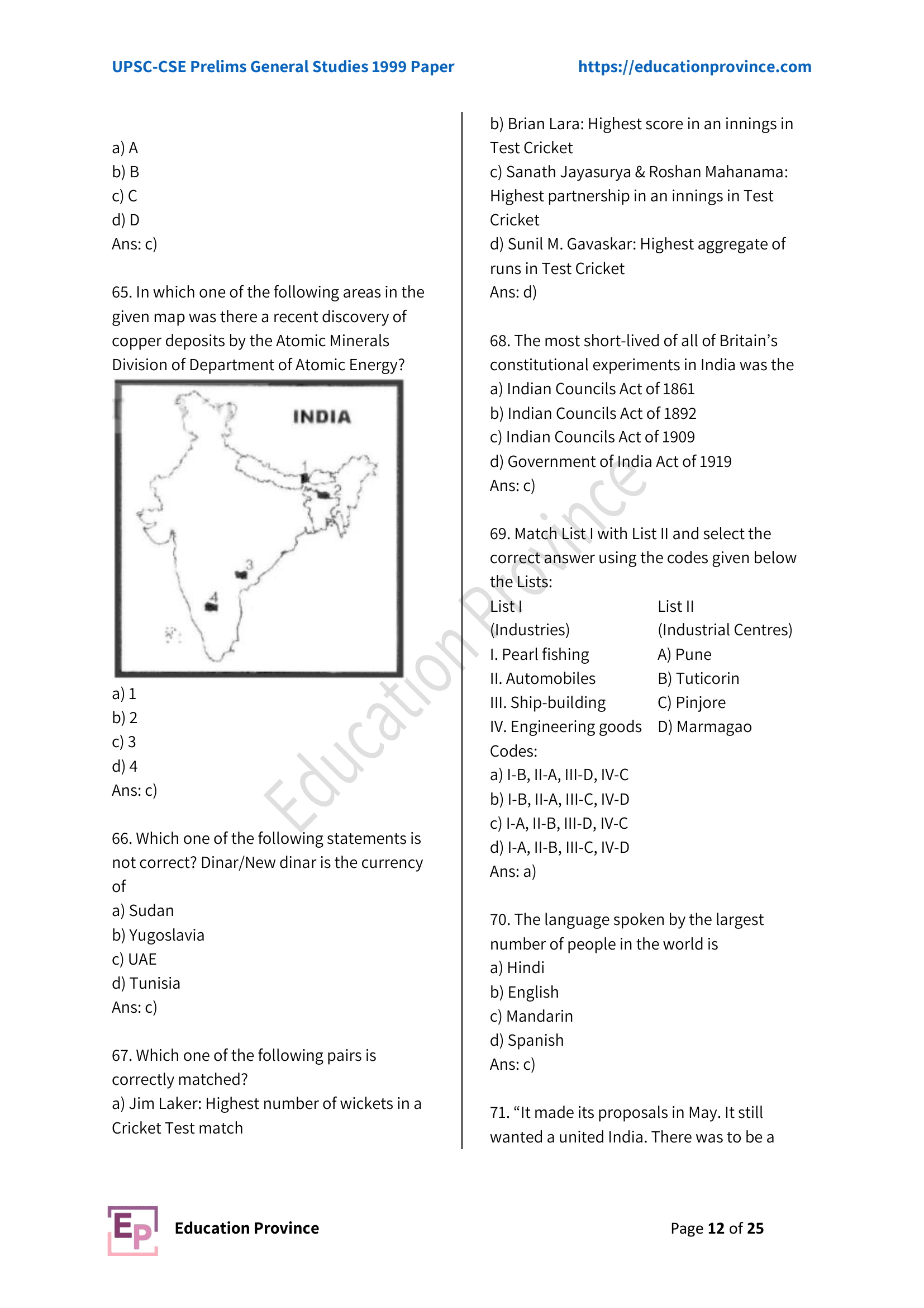 Diagram for Q65 (1999)