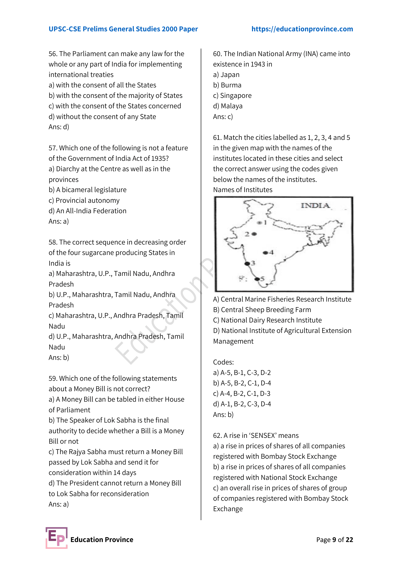 Diagram for Q61 (2000)