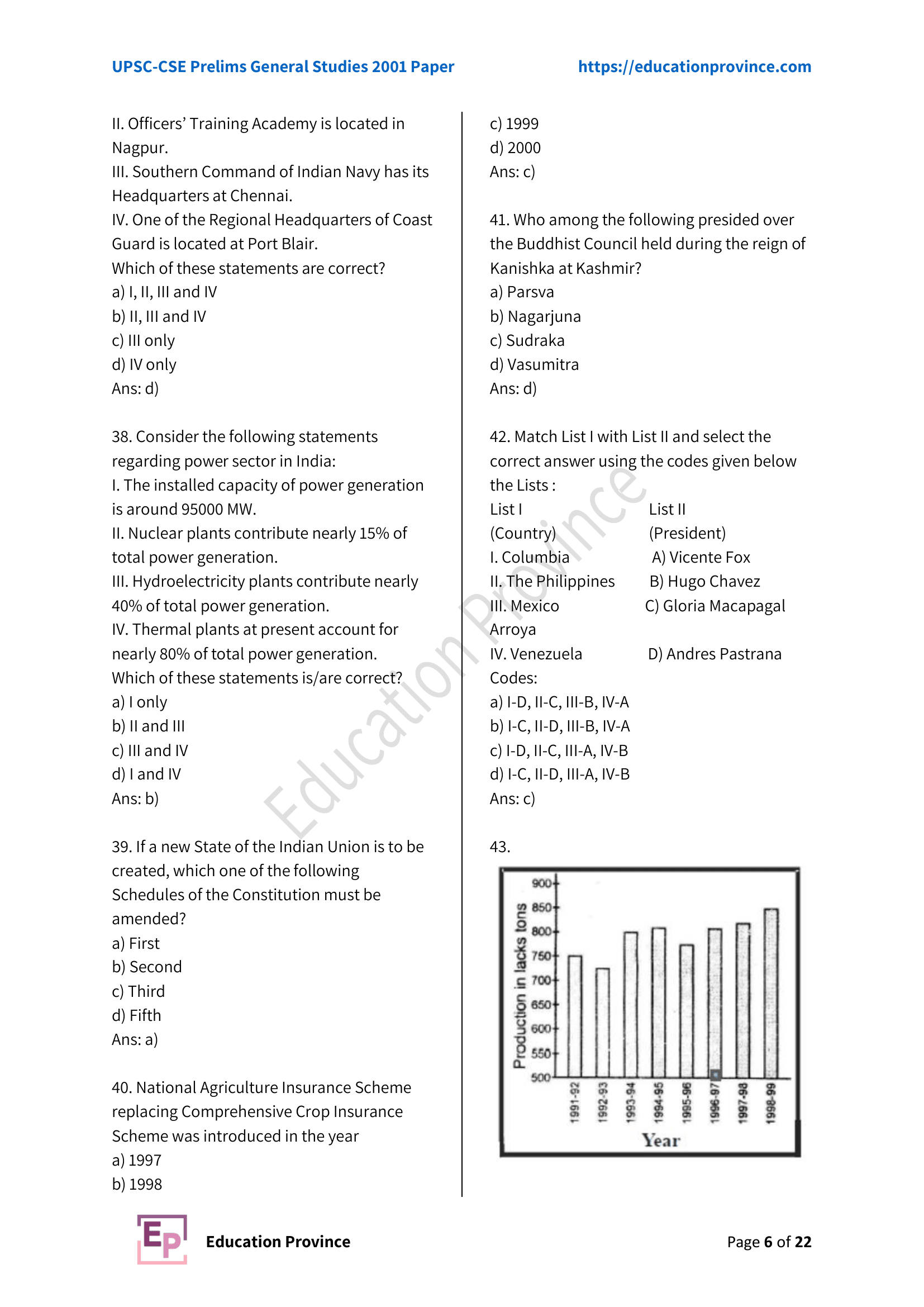 Diagram for Q43 (2001)