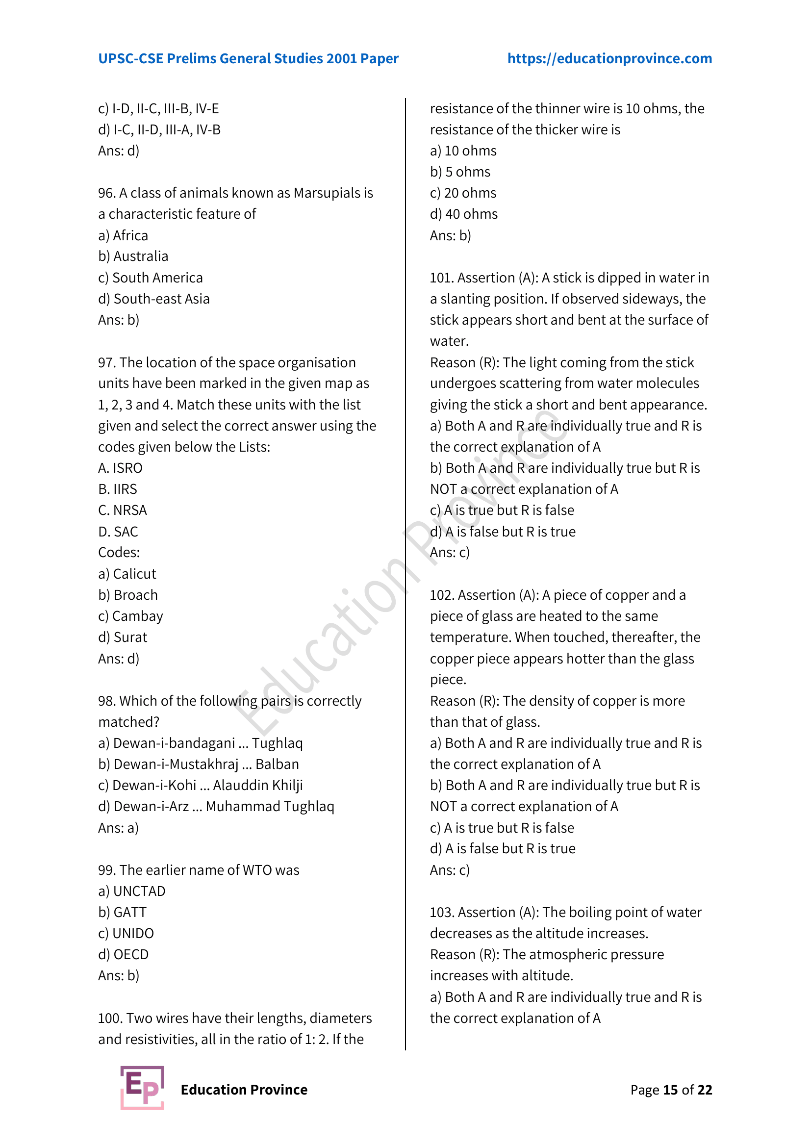 Diagram for Q97 (2001)