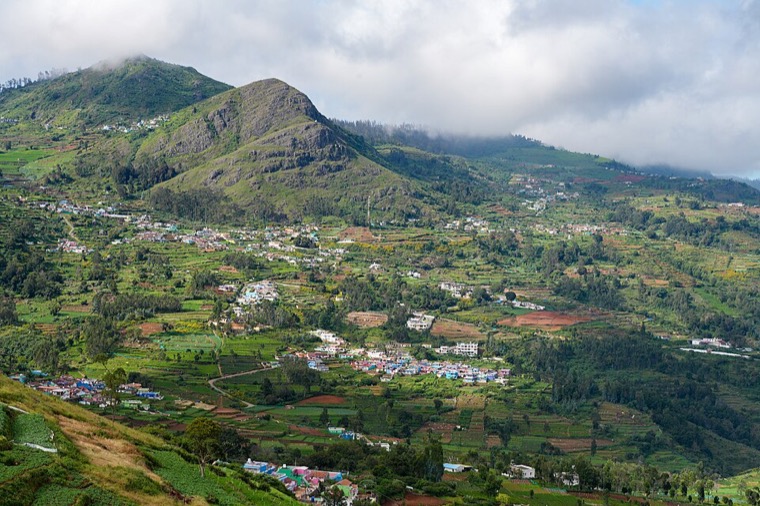 An Indian village governed by a Gram Panchayat