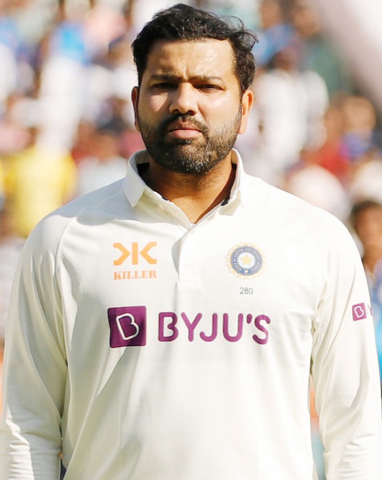 Rohit Sharma, captain of the Indian Test cricket team