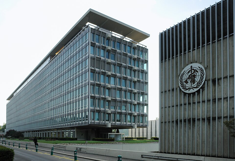 World Health Organization headquarters building, Geneva, Switzerland