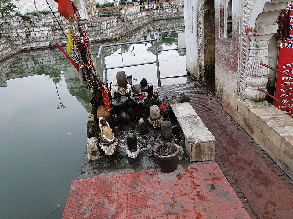 Narmada Kund shrine at Amarkantak, Madhya Pradesh — traditionally regarded as the source of the Narmada River