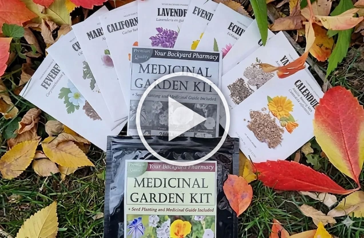 Medicinal Garden Kit Packets and Guide