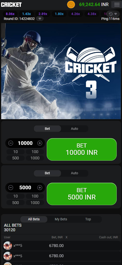 jai club cricket game online — India cricket prediction real money
