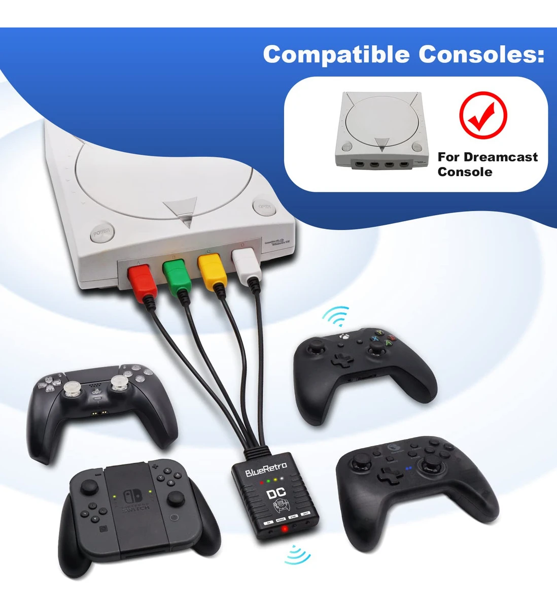 Adaptador Inalámbrico Dreamcast 4 Puertos Bluetooth Servitae - Image 4