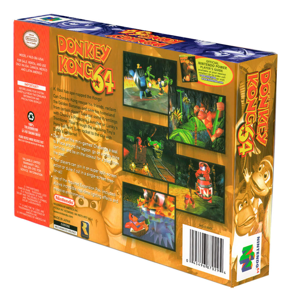 Donkey Kong 64 Físico En Caja Con Manual Nintendo 64 - Image 4
