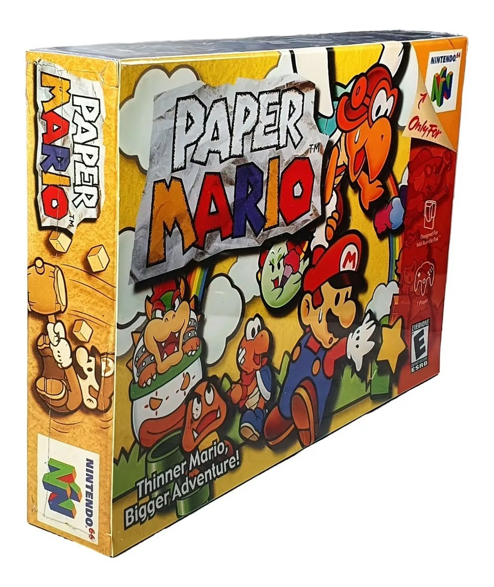 Paper Mario Físico En Caja Con Manual Nintendo 64 - Image 2