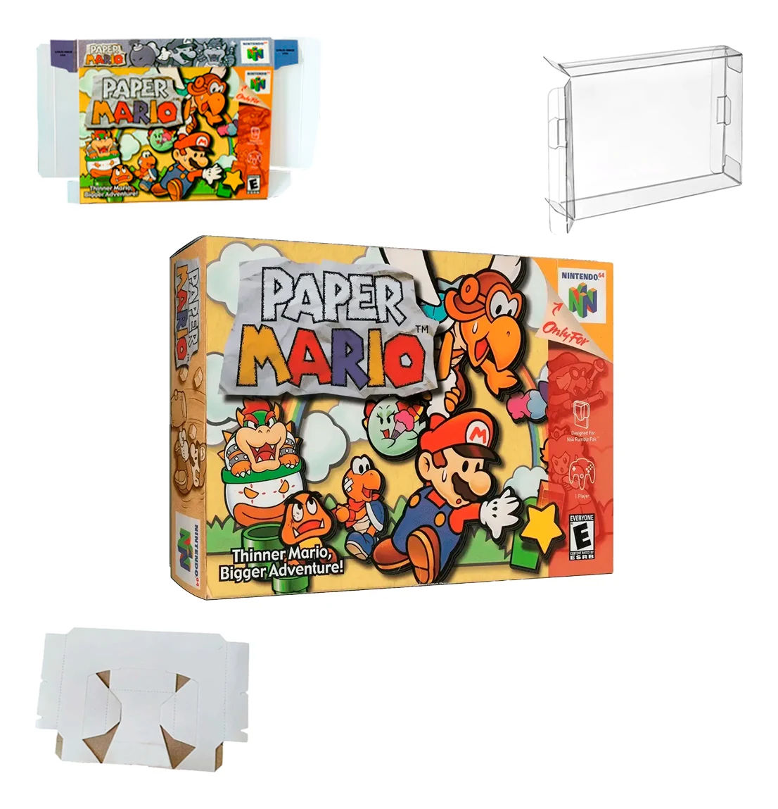 Protector Juegos Retro Caja De Plástico Laminado Paper Mario - Image 5