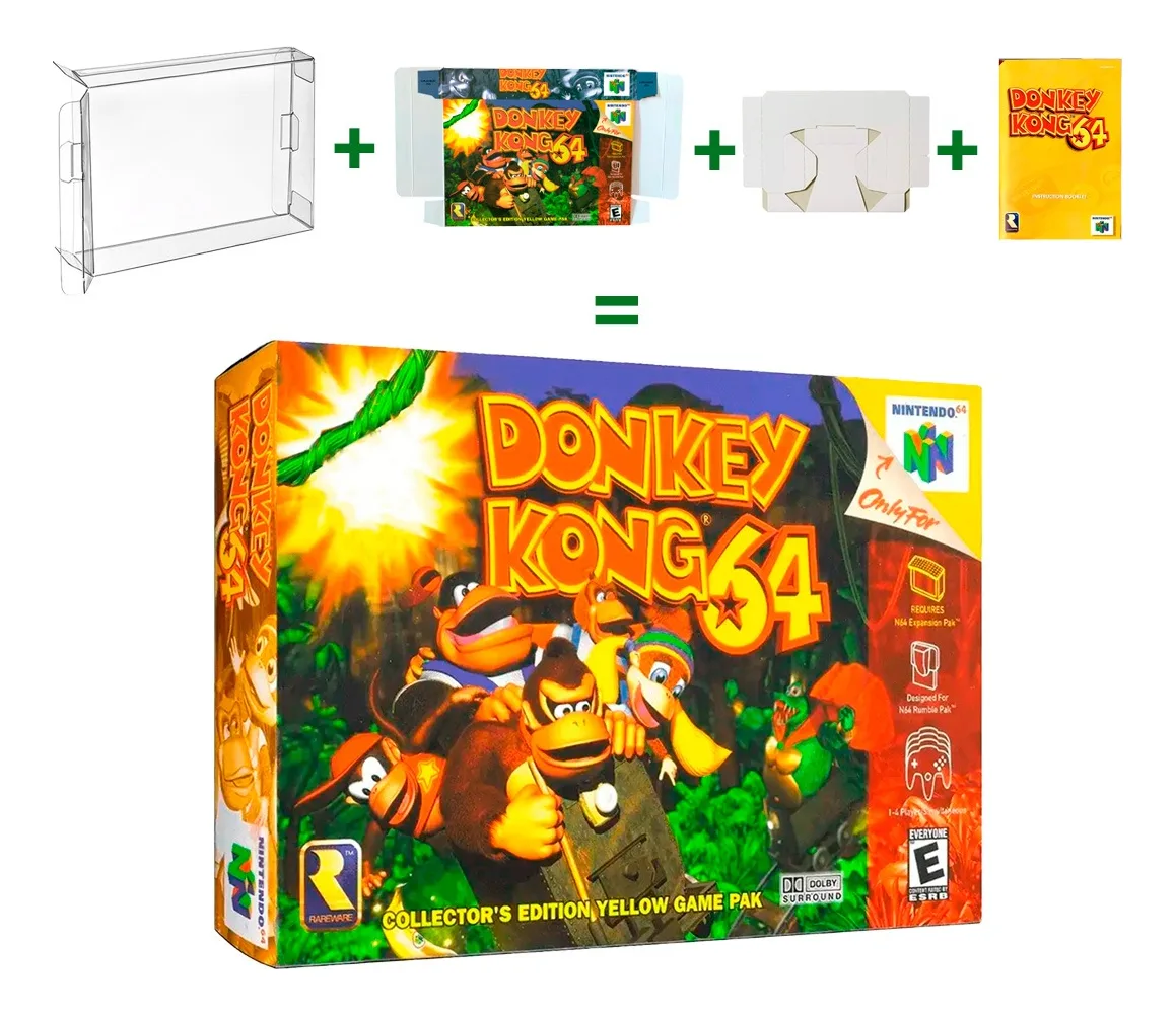 Protector Juegos Retro Caja De Plástico Laminado Donkey Kong - Image 6